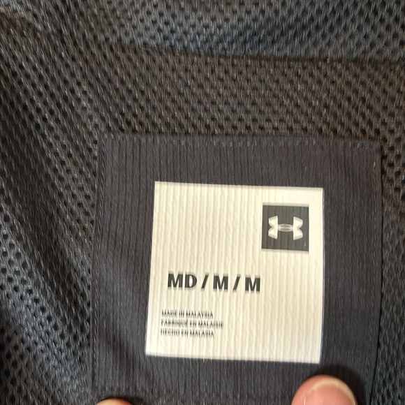 Under Armour Men’s Colorblock Windbreaker Sport Jacket Size Medium - Picture 7 of 13